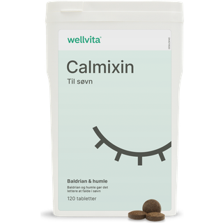 Wellvita Calmixin - 120 tabletter - Baldrian og humle til din søvn