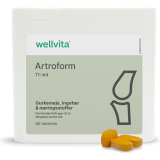 Wellvita Artroform - 60 tabletter - Hjælp til muskler og ømme led