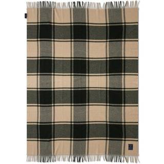 Lexington Checked Recycled uldplaid 130x170 cm Green/Beige