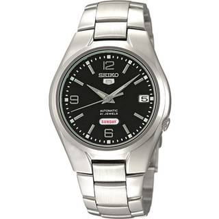 Seiko 5 Automatic Black Dial Stainless Steel Bracelet Men's Watch SNK623K1