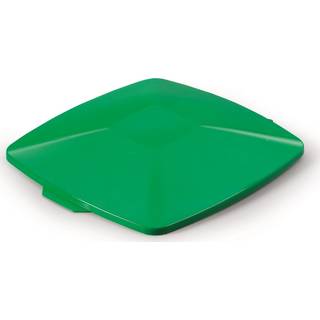 Durabin Fladt Låg T/Affaldsspand 40 L, Grøn