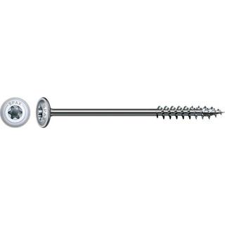 SPAX 0251010601205 Træskrue 6 mm, bakkehoved, wirox 6 x 120 mm, pakke med 100