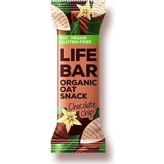 Lifebar Havre Snack Cashew/Chocolate Chip Økologisk - 40 gram