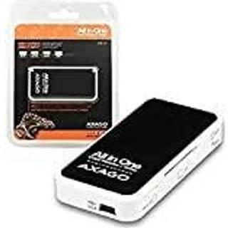 Axagon CRE-X1 kortlæser USB 2.0 Sort, Hvid