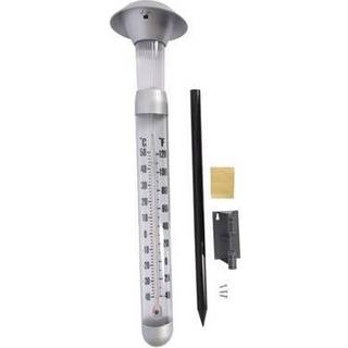Termometer, solcelle med LED lys