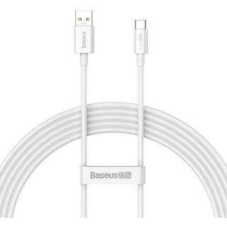 Baseus Superior Serie Kabel USB til USB-C, 65W, PD, 1m (hvid)