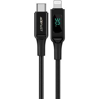 Acefast - Cable USB C to Lightning C6 01 30W MFi 1 2m black