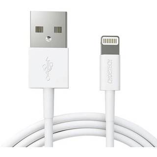 Choetech USB-A til Lightning MFI-kabel, 1,8m - hvid