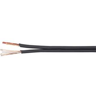 BKL Electronic 1106001/25 Audiokabel 2 x 0.14 mm² Sort