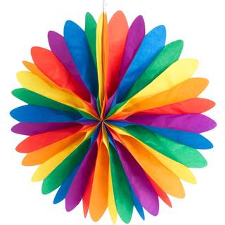 Regenbogen Dekofächer 50cm