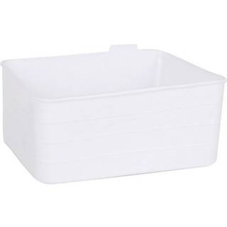 BigBuy Home Multifunktionel organizer Jano Fleksibel Hvid (18 X 13,5 x 7,5 cm)