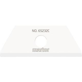 Martor keramisk blad no. 65232C med stump spids til Secunorm knive, 49,9 x 19 x 0,65 mm - 2 stk.