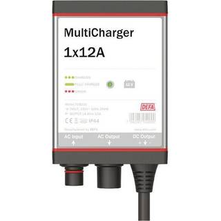 DEFA MultiCharger 1x12A w. remote plug