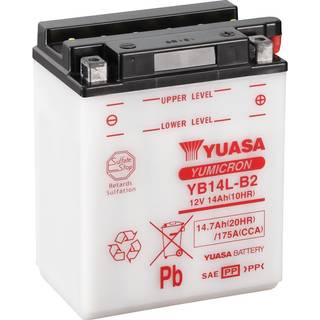 Yuasa YB14L-B2 12V Batteri til Motorcykel