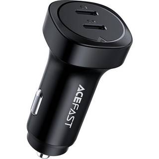 Oplader Acefast B2, 72W, 2x USB-C - Sort