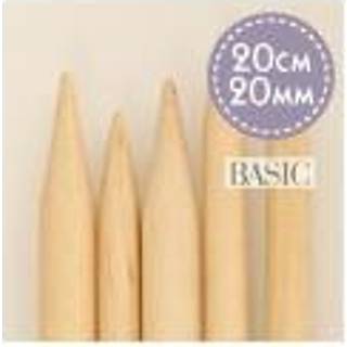 DROPS Strømpepinde BASIC Birketræ, 20 cm (5.5-12 mm) 12mm DROPS strømpepinde i birketræ. Strømpepindene måler 20 cm. Findes i størrelserne 5.5-12 mm. Pakken indeholder 5 strømpepinde.