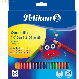 Pelikan Farveblyanter, 24 stk.