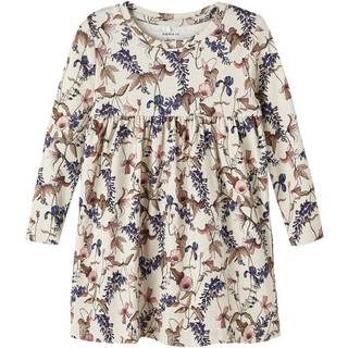 Name It Rose Smoke Kjole Blomster