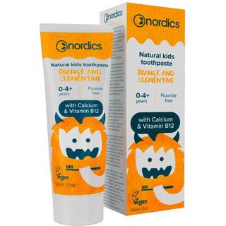 Naturlig Børnetandpasta Nordics Orange Fluorfri