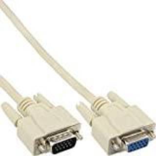 High Grade forlænger VGA kabel - Grå - 1 m