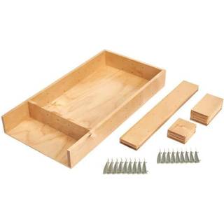 Rev-a-hylde tilpasselig drop-in køkken skuffe arrangør sæt til store redskaber Knick Knacks & Cutlery Organization m/Adjusdable Clips LD-4CT15-1