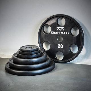 Kraftmark Internationale Vægttavel 50 mm PU med håndtag Vægt 2,5 kg