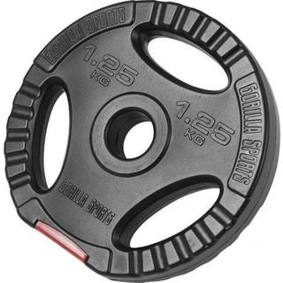 Gorilla Sports Vægtskiver PRO Trigrip Vægt 1,25 kg