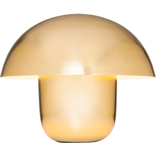 Kare Mushroom - svampeformet bordlampe, guld