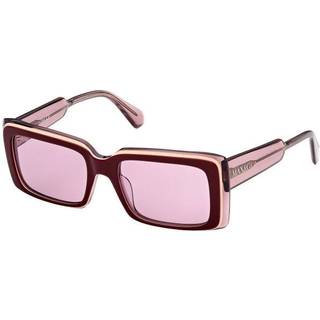 Max & Co. MO0040 69Y 53 Solbriller Kvinder Rød - Shiny Burgundy Red - 53mm