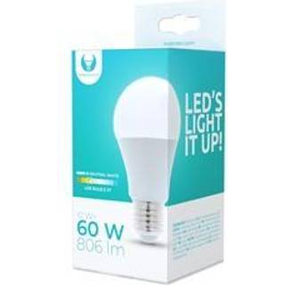 LED-lampe E27, A60, 10W, 230V, 4500K, Hvid neutral