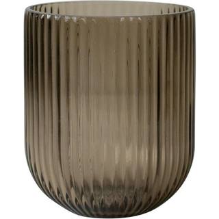 DBKD Simple Stripe glasvase brown Small