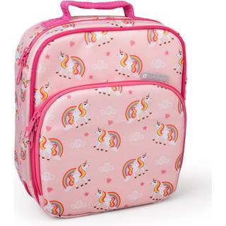 Isoleret frokostboks med snack lomme og vandflaskeholder- piger eller b?rne skolefrokost-kasse-tote holder mad varmere eller koldere l?ngerevaren