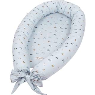 Babynest - Müsli - By green cotton - 75x40 cm - Breezy - Print med små køretøjer