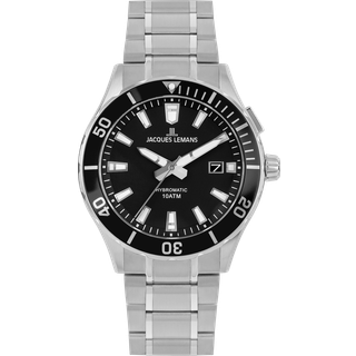 Jacques Lemans Uhren - Hybromatic - 1-2131D - silber