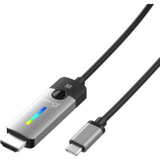 j5create USB-C til HDMI-Kabel 2.1 8K - 1.8m