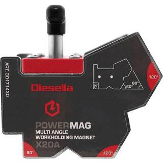 WLDPRO POWERMAG X20A Multivinkel Svejsemagnet med on/off funktion (245N/25kg)