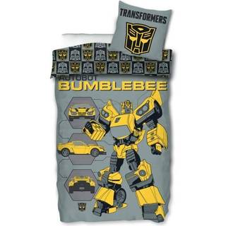 Transformers Sengetøj 150x210 cm - Bumblebee - Dynebetræk i 100% bomuld