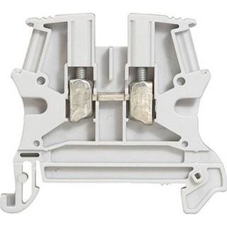 RÆKKEKLEMME 4MM2 GRÅ 6MM