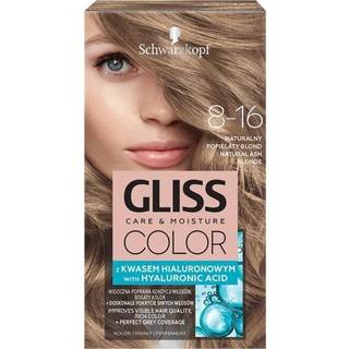 Schwarzkopf Gliss Color Permanent hårfarve Skygge 8-16 Natural Ash Blonde 1 stk. - 1 stk.