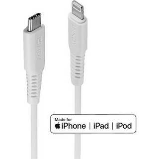 LINDY 1m USB C to Lightning Cable white