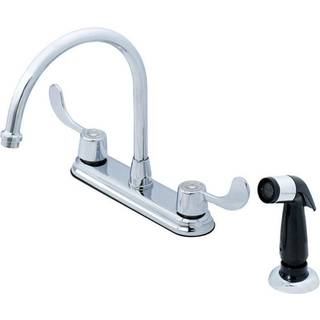 Oakbrook Homewerks Kitchen Faucet Chrome 2 H?ndtag med sidesprayer