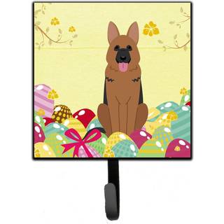 """" Caroline's Treasures Easter Eggs tysk hyrde Wall Hook Lille Multicolor """"