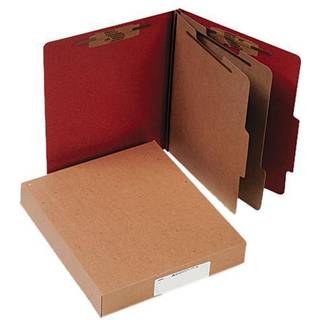 Klassificeringsmapper 3 quot; Exp brev 2 partition jord rød