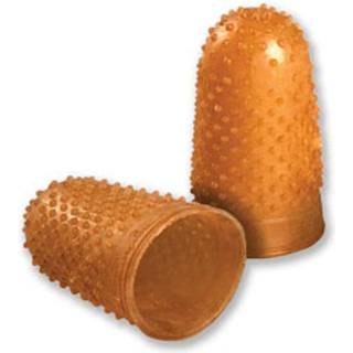Swingline 54031 Gummifingerspidser Sm? 9/16-tommer diameter 12/BX Amber