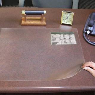 Kunstnerisk SS1924 Andet syn klar Plastic Desk Protector 24 X 19