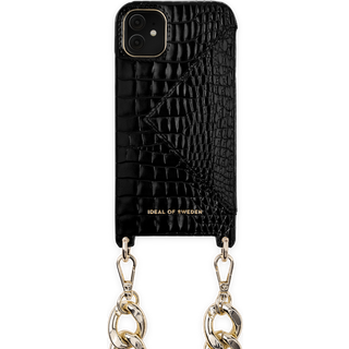 Statement Necklace Case Neo Noir Croco