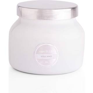 Capri Blue Volcano Candle - White Petite Jar Candle - Glass Candle With Soy Wax Blend - Luxury Aromatherapy Candle - Tropical Fruit & Sugared Cit