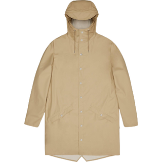 RAINS Long Jacket Sand