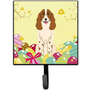 """" Caroline's Treasures Easter Eggs Russian Spaniel Wall Hook Lille Multicolor """"