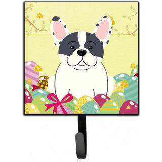 """" Caroline's Treasures Easter Eggs French Bulldog Piebald Wall Hook Lille Multicolor """"